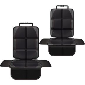 2Pcs Car Seat Protective Cover Baby Safety Seat Pad Pet Anti Dirt Kick Mat Kids Cushion, Compatible with Vauxhall Vivaro Life Electric EV,1-Black in Saudi Arabia