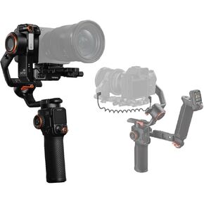 hohem iSteady MT3 Pro Gimbal Stabilizer for Camera, 3-Axis Gimbal for Cameras, Smartphone, Action Cameras, 1.4" Touchscreen Remote, CCT & RGB Fill Light, Payload 2.5KG/5.5lbs, AI Tracking,Twist Handle in Kuwait