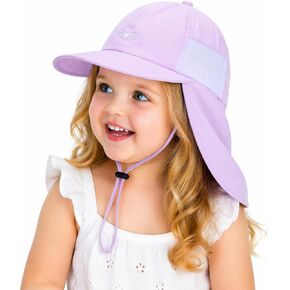 Baby Sun Hat with Neck Flap Toddler Boys Girls Summer Beach Hat | UPF 50+ Adjustable Outdoor Hat for Traveling Swim in Saudi Arabia