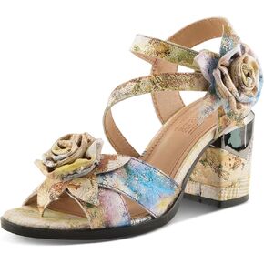 L'Artiste Flowerpower Women’s Dress Sandal with Rosette Detail & Comfort Fit in Kuwait