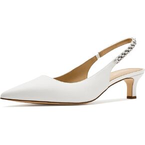 Michael Kors Womens Marcia Kitten Sling Pumps in Kuwait