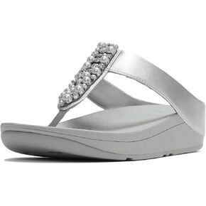FitFlop womens Fino Pearls-and-crystal Toe-post Sandals in Kuwait