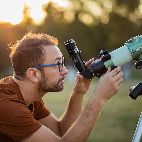 عدسة بارلو 3X لعدسات التلسكوب، مجموعة ملحقات تلسكوب الفلك، عدسة بارلو 3X لعدسة تلسكوب 1.25 بوصة، مطلية بالكامل in Kuwait