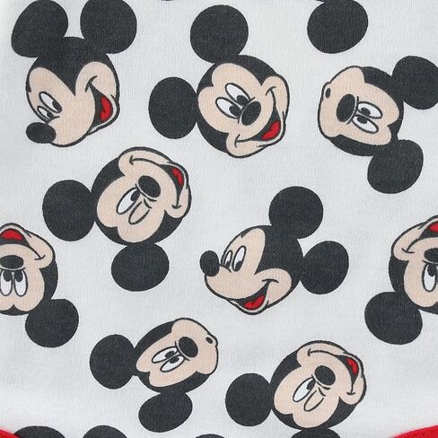 Disney Mickey Mouse Baby Boys Bodysuit with Bib and Pants 3 Piece Set for Newborn Infants in Saudi Arabia