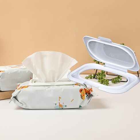 5 Pack Wipe Holder Wipes Flip Lid Reusable Wipe Dispenser Cover Travel Wipes Case for Water Wipe Packs Portable Pouch Travel Wet Tissues Paper Towel Holder Countainer in Kuwait