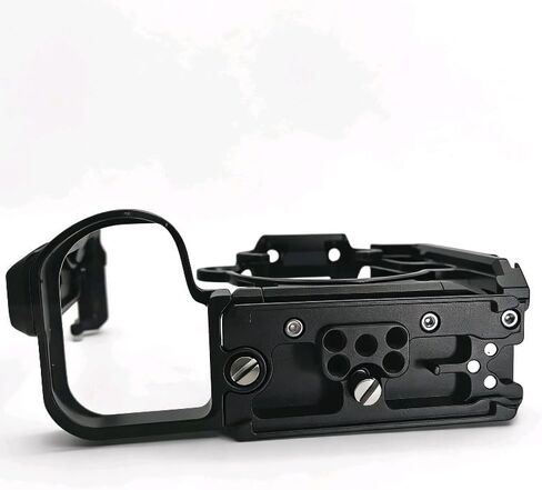 Camera Cage for GH7/GH6, A Lightweight Aluminum Stabilizer with A Cold Shoe Mount, Arca-Swiss Quick-Release Plate, and 1/4-inch Threaded Hole, Suitable for Gimbals and Video Shooting (Titanium) in Kuwait