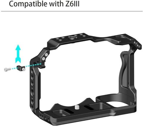 قفص كاميرا لـ Z6III/Z5/Z6/Z7/Z6II/Z7II، إطار حماية الكاميرا مع قاعدة Arca، قفص فيديو لتصوير فيديو Vlog in Kuwait