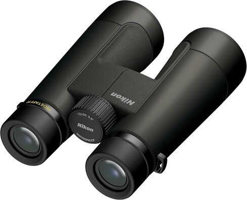 Nikon PROSTAFF P7 12x50 Binocular | High-Magnification Wide FOV Waterproof Fogproof 50mm Binocular with Multilayer-Coated Lenses and Locking Diopter | Wildlife Nature Observation Optic in Kuwait