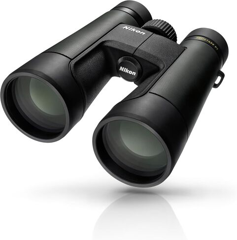 Nikon PROSTAFF P7 12x50 Binocular | High-Magnification Wide FOV Waterproof Fogproof 50mm Binocular with Multilayer-Coated Lenses and Locking Diopter | Wildlife Nature Observation Optic in Kuwait