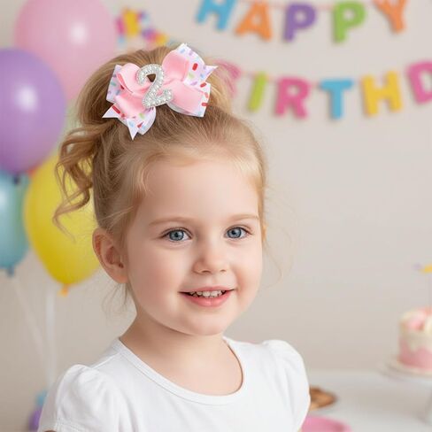 قطعتان من فيونكة شعر عيد الميلاد للفتيات الصغيرات، زينة رش عيد الميلاد الثاني، قصاصات شعر آيس كريم للحفلات، مشابك إكسسوارات وردية، ملابس وديكورات in Kuwait