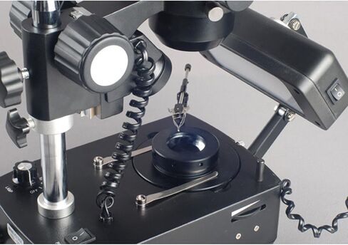 AmScope SH-2T-SL-DK مجهر تكبير ستيريو ثلاثي العينيات احترافي، عدسات WF10x، تكبير 10X-40X، هدف تكبير 1X-4X، إضاءة علوية/سفلية/جانبية، 110 فولت-120 فولت، يشمل مكثف Darkfield in Kuwait