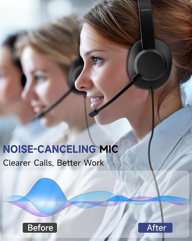 AOC Laptop Headphones with Microphone USB Headset in Saudi Arabia