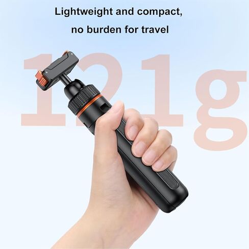 Fabater Action Camera Tripod, Magnetic Mount 360 Rotatable Ball Head Extendable 15.75 Inch Portable Selfie Stick, with Non Slip Silicone Pad, for Action 6 in Kuwait