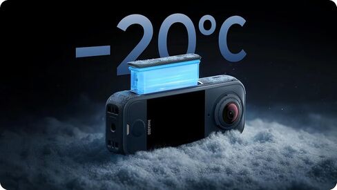 بطارية هوائية Insta360 X4 (2010 مللي أمبير في الساعة) وحزمة محور الشحن السريع/فقط لكاميرا Insta360 X4 Air 360 (بطاريتان + شاحن واحد) in Kuwait
