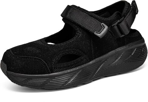 Womens Sport Hiking Sandals, Summer Water Shoes Comfortable Lightweight Outdoor Walking Closed Toe Sandals for Trendy Footwear in Kuwait