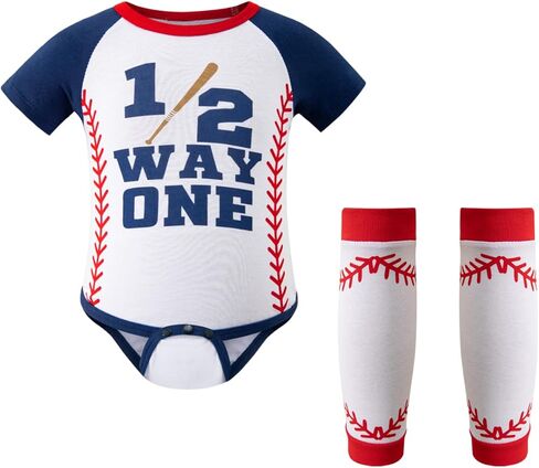 MOMMY'S NEW MAN Baby Boy Half Birthday Short Sleeve Outfit Funny Romper Happy Birthday Party in Saudi Arabia