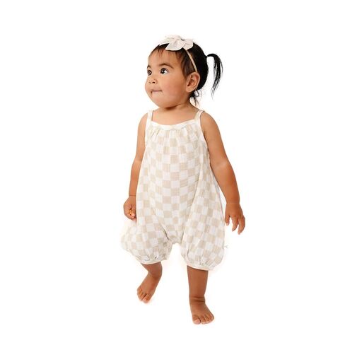 Copper Pearl Baby Bubble Romper: Premium Cotton Summer Romper for Babies and Toddlers, Soft, Breezy, Gender Neutral Baby Clothes – Easy-On Baby Romper for Quick Changes, Brooks, 0-3m in Kuwait