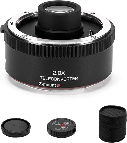 عدسة VILTROX TC-2.0X ذات التركيز التلقائي لكاميرا Nikon Z، متوافقة مع عدسة Telephoto NIKKOR Z 70-200 مم f/2.8 VR S، Z 100-400 مم f/4.5-5.6 VR S، Z 400 مم f/4.5 VR S in Kuwait
