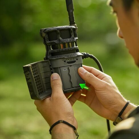 حزمة بطارية ليثيوم قابلة لإعادة الشحن بقدرة 6500 مللي أمبير في الساعة لكاميرا Stealth Cam Revolver، وRevolver Pro، وRevolver 2.0 & Pro 2.0، واستبدال بطارية 360 Max، وشحن USB in Kuwait
