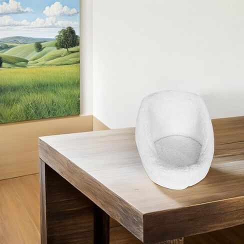 DOITOOL Newborn Chair for Photoshoot, White Baby Photography Props Mini Sofa Newborn Posing Seat Infant Studio Couch Toddler Picture Accessories in Kuwait