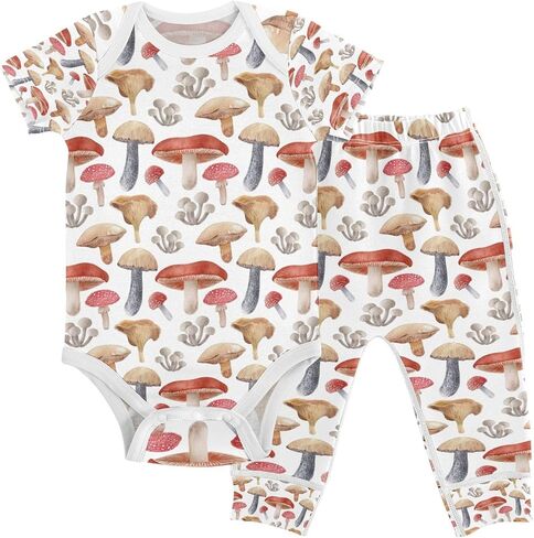 Baby Clothes Set Infant Bodysuits Pants Sets 0-24M For Boys Girls in Kuwait