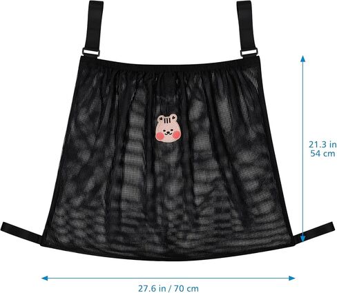 Accmor Universal Stroller Organizer, Large Storage Stroller Bag Fits for Uppababy, Nuna, Britax, Doona Strollers, Non-Slip Adjustable Storage Mesh Caddy Accessories for Stroller Crib in Saudi Arabia