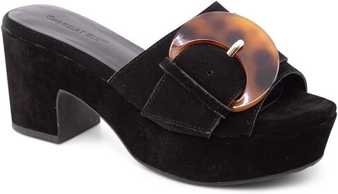 Chocolat Blu Women Shoes Garen Platform Slide W-buckle in Kuwait