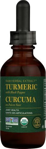 Global Healing Organic Turmeric Curcumin with Black Pepper Extract Liquid Supplement Drops to Support Joint Mobility Relief and Digestive Health - Powered Antioxidant to Support Heart Health - 2 Fl Oz in Saudi Arabia