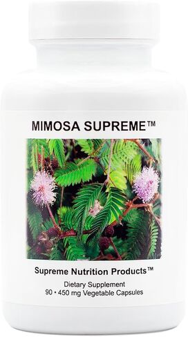 Supreme Nutrition Mimosa Supreme، 90 كبسولة نباتية من بذور الميموزا بوديكا النقية in Saudi Arabia