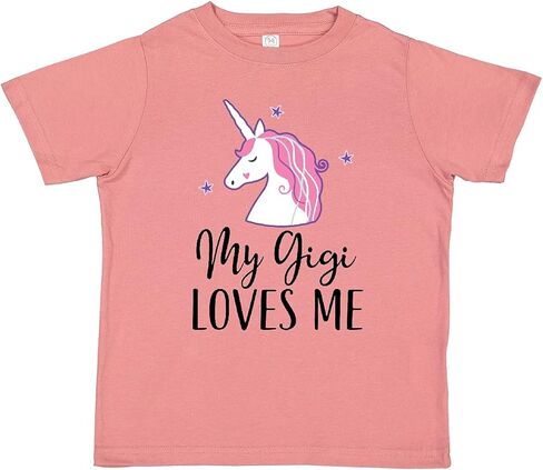 تي شيرت Inktastic My Gigi Loves Me Unicorn للفتيات الصغيرات in Kuwait