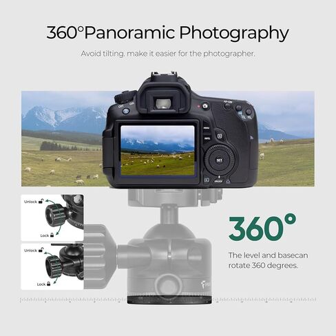 FANAUE منخفض المستوى ترايبود الكرة رئيس 40 مم ترايبود رئيس 360 بانوراما الكرة رئيس جبل ل ترايبود، مونوبود، DSLR، كاميرا الفيديو، متوافق مع لوحة الإفراج السريع أركا أقصى تحميل 22 رطلا in Kuwait