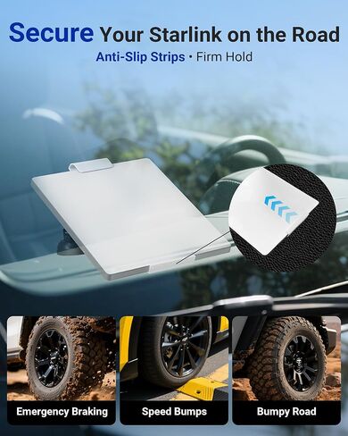 لحقيبة Starlink Mini، مجموعة الملحقات Gen 4 + لـ Starlink Mini Mount - مجموعة أكواب الشفط للسيارة in Kuwait