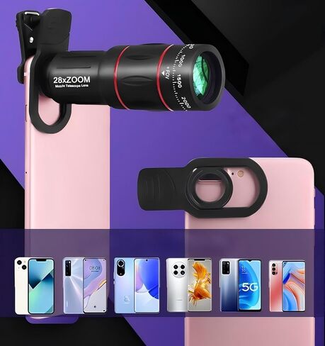 18x Zoom High-Powered Monocular for Concerts Bird Watching - HD Optics, Clear Low Light View, Perfect for Travel & Hiking in Kuwait