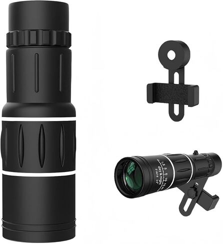16x40 Monocular Telescope with Phone Holder for Adults - High Powered for Bird Watching, Travel & Concerts - Lightweight, BAK4 Prism & Multi-Coated Optics in Saudi Arabia