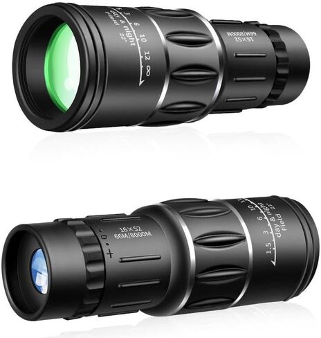 16x40 Monocular Telescope with Phone Holder for Adults - High Powered for Bird Watching, Travel & Concerts - Lightweight, BAK4 Prism & Multi-Coated Optics in Kuwait