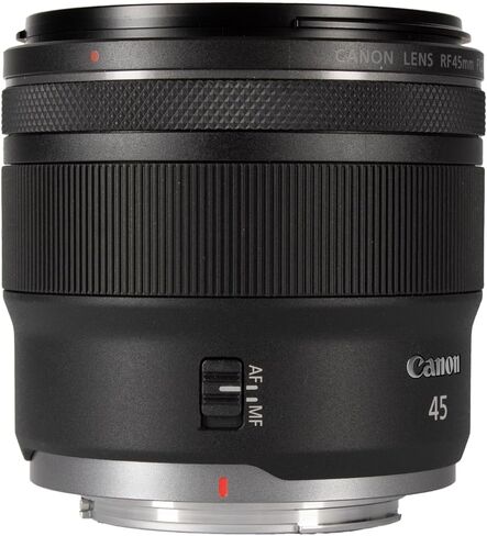 Canon 45mm f/1.2 STM Lens RF Mount | Fast Lens with Smooth Autofocus and Exceptional Low Light Performance Full Frame Mirrorless Cameras (7198C002) + Lens Filter Kit + More(4pc Bundle) in Kuwait