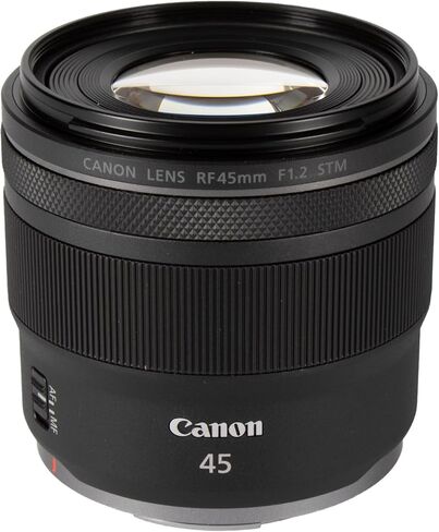 Canon 45mm f/1.2 STM Lens RF Mount | Fast Lens with Smooth Autofocus and Exceptional Low Light Performance Full Frame Mirrorless Cameras (7198C002) + Lens Filter Kit + More(4pc Bundle) in Kuwait