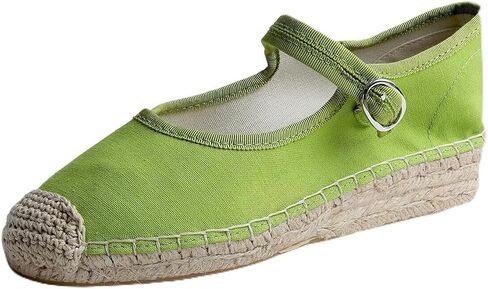 Feversole Close Toe Hand Stitching Espadrilles Women's Comfort Breathable Ankle Strap Low Heel Wedge in Saudi Arabia