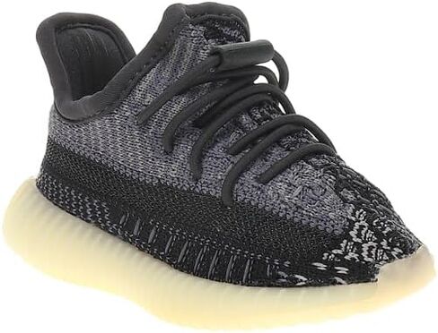 حذاء رياضي للأولاد الصغار Yeezy Boost 350 V2 سهل الارتداء من adidas - رمادي in Kuwait