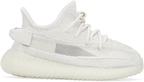 حذاء adidas Infant Boys Yeezy Boost 350 V2 سهل الارتداء كاجوال - أوف وايت - مقاس 5 M in Kuwait
