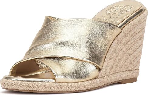 صندل Vince Camuto للسيدات من Fisella Cross Band Espadrille Wedge in Kuwait