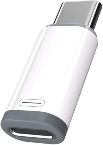 محول من الهاتف إلى USB C، محول شحن من الألومنيوم، شحن سريع ونقل البيانات، سهل الحمل للهاتف 16 in Kuwait
