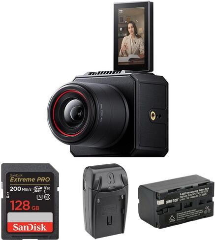 مجموعة كاميرا البث المباشر الكل في واحد من Kellards Hollyland VenusLiv Air مع SanDisk 128GB SDXC وبطارية Watson NP-F770 وشحن AC/DC مدمج in Kuwait