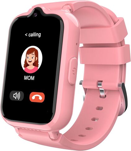 Toloso Kids Smart Watch with GPS Tracker & Video Calling, 4G Kid Cell Phone Watch for Boys Age 5-12, One-Key SOS Call Video Voice Chat Camera Alarm Clock Pedometer GPS Tracker Watch for Kids in Saudi Arabia