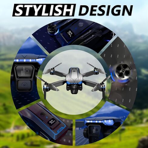 طائرة بدون طيار FPV قابلة للطي للأطفال والكبار، تصفيات! كاميرا عالية الدقة 1080 بكسل، حقيبة حمل، صورة شخصية للتحكم بالإيماءات، تثبيت الارتفاع، إقلاع/هبوط بمفتاح واحد، تقلبات ثلاثية الأبعاد —— 25.99 دولارًا فقط in Kuwait