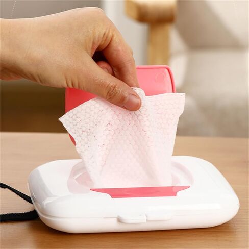 Refillable Wipe Holder Reusable Travel Wet Wipe Container Baby Wipe Hanging Box Case Baby Strollers Wipes Dispensers in Kuwait