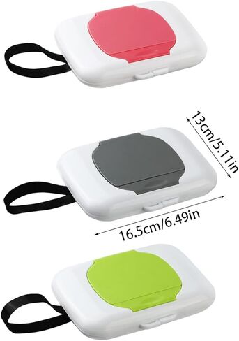 Refillable Wipe Holder Reusable Travel Wet Wipe Container Baby Wipe Hanging Box Case Baby Strollers Wipes Dispensers in Kuwait