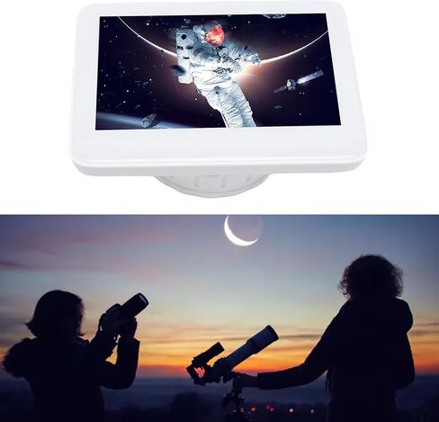 كاميرا Ciciglow Wi Fi الإلكترونية، فيديو 4K، كاميرا تلسكوب رقمية بشاشة 5.0 بوصة عالية الدقة، كاميرا تصوير فلكي لاسلكية لعدسة 30 مم إلى 66 مم in Kuwait