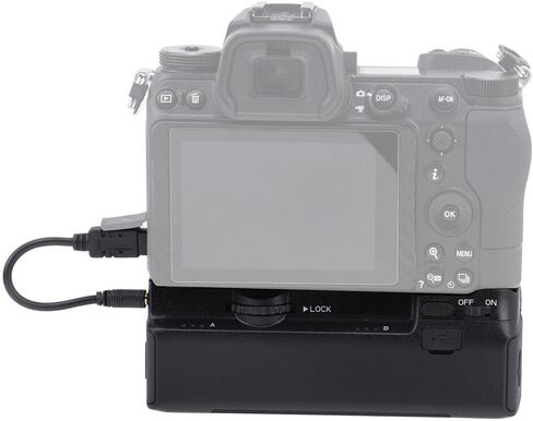 مقبض بطارية متوافق مع كاميرات Nikon Z6 Z7 Z5 بدون مرآة، استبدال مقبض اليد العمودي لـ MB-N10، حامل فتحات بطارية مزدوج متوافق مع بطاريات EN-EL15/EN-EL15a/EN-EL15b in Kuwait