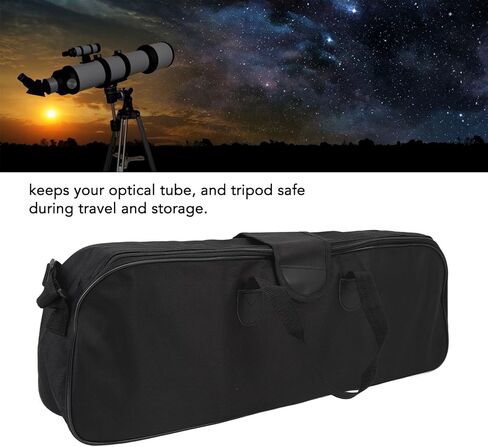 Multipurpose Telescope Bag, 23.6x7.5x3.1in Shock Absorbent Telescope Carrying Case with Adjustable Shoulder Strap for Tripod Accessories in Kuwait